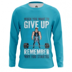 Collectibles Men'S Long Sleeve Motivation Powerlifting