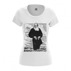 Merchandise Women'S T-Shirt Leo Tolstoy Picture Paint Top
