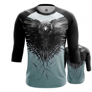 Men’s Raglan Third Eye Crow Game of Thrones Idolstore - Merchandise and Collectibles Merchandise, Toys and Collectibles 2