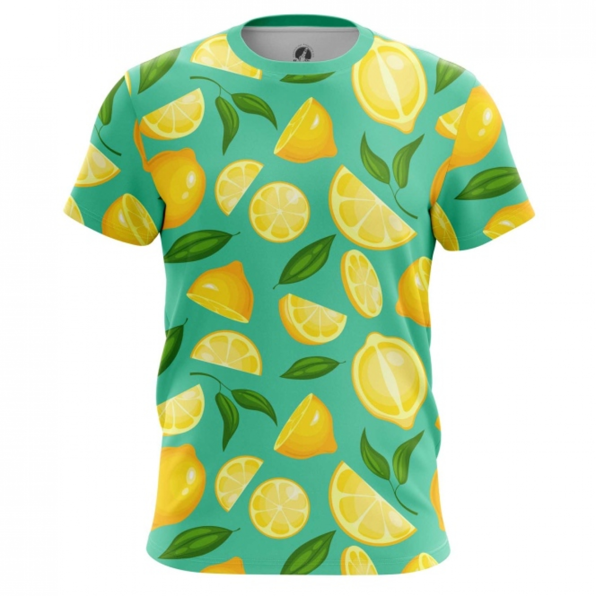 Buy Men's T-shirt Lemons Print Fruit Top - IdolStore