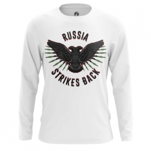 Merchandise Men'S Long Sleeve Russia Strikes Back Russian Crest Blazon