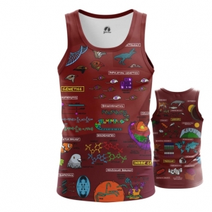 Men’s tank Biology Science Print Vest Idolstore - Merchandise and Collectibles Merchandise, Toys and Collectibles 2