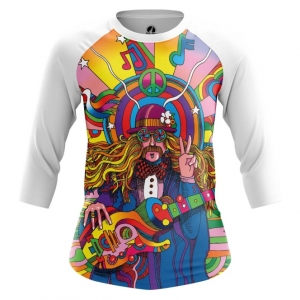 Women’s Raglan Hippie Print Idolstore - Merchandise and Collectibles Merchandise, Toys and Collectibles 2