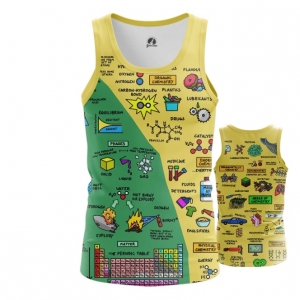 Men’s tank Chemistry Science Print Vest Idolstore - Merchandise and Collectibles Merchandise, Toys and Collectibles 2