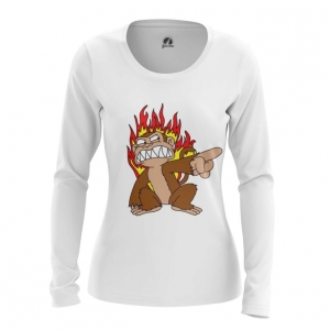 Collectibles Women'S Long Sleeve Angry Monkey Family Guy