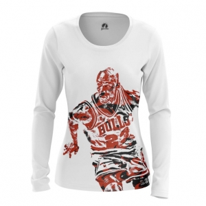 Merch Women'S Long Sleeve Michael Jordan Chicago Bulls