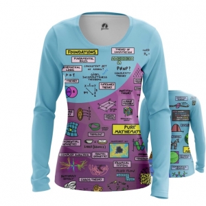 Women’s Long Sleeve Math Science Print Idolstore - Merchandise and Collectibles Merchandise, Toys and Collectibles 2
