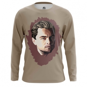 Men’s Long Sleeve Di Caprio Art print Idolstore - Merchandise and Collectibles Merchandise, Toys and Collectibles 2