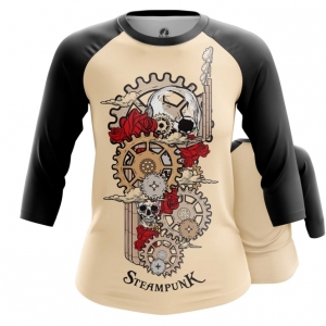 Womens raglan Steampunk mechanism print Idolstore - Merchandise and Collectibles Merchandise, Toys and Collectibles 2