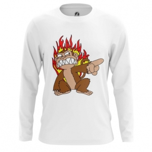 Collectibles Men'S Long Sleeve Angry Monkey Family Guy