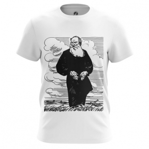Merchandise Men'S T-Shirt Leo Tolstoy Picture Paint Top