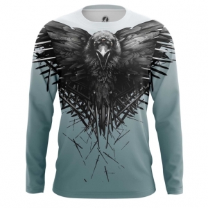 Collectibles Men'S Long Sleeve Third Eye Crow Game Of Thrones