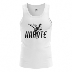 Men’s tank Karate Merch white Vest Idolstore - Merchandise and Collectibles Merchandise, Toys and Collectibles 2
