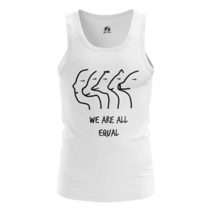 Men’s tank We are all equal Vegan Vest Idolstore - Merchandise and Collectibles Merchandise, Toys and Collectibles 2