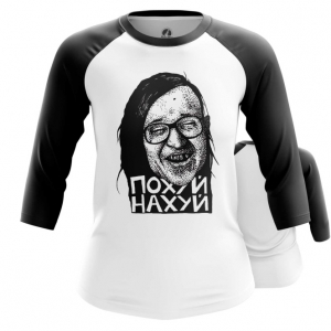 Women’s Raglan Egor Letov Swear Words Merch Idolstore - Merchandise and Collectibles Merchandise, Toys and Collectibles 2