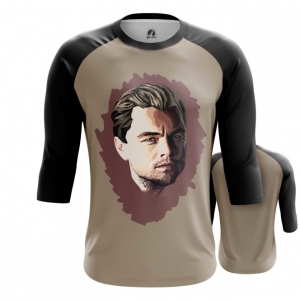 Men’s Raglan Di Caprio Art print Idolstore - Merchandise and Collectibles Merchandise, Toys and Collectibles 2