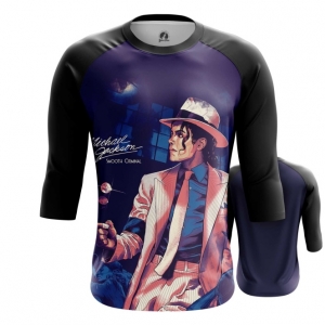 Men’s Raglan Smooth Criminal Michael Jackson Idolstore - Merchandise and Collectibles Merchandise, Toys and Collectibles 2
