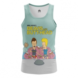 Collectibles Men'S Tank Beavis And Butt-Head Cartoon Vest