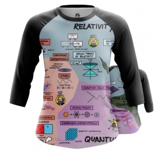 Women’s Raglan Physics Science Print Idolstore - Merchandise and Collectibles Merchandise, Toys and Collectibles 2