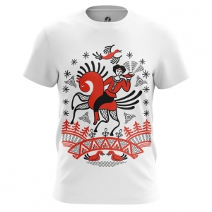 Merchandise Men'S T-Shirt Folk Slavic Paints Painting Top