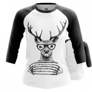 Buy womens raglan deer hipster print apparel - product collection