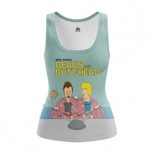 Collectibles Women'S Tank Beavis And Butt-Head Cartoon Vest