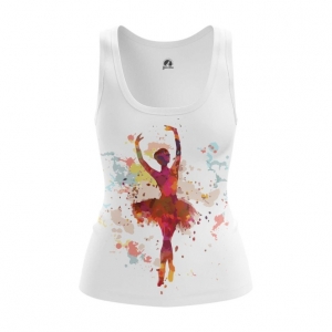 Collectibles Women'S Tank Ballerina Dancer Print Art Vest