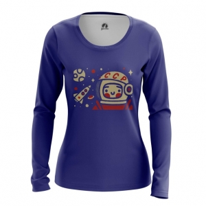 Women’s Long Sleeve Yuri Gagarin Space Merch Idolstore - Merchandise and Collectibles Merchandise, Toys and Collectibles 2