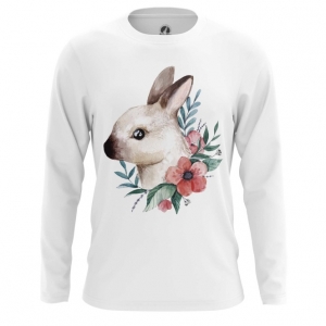 Merchandise Men'S Long Sleeve White Rabbit Hares