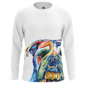 Men’s Long Sleeve Bulldog Dogs Idolstore - Merchandise and Collectibles Merchandise, Toys and Collectibles 2