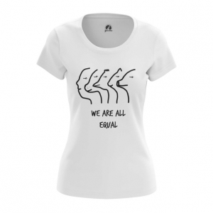 Women’s t-shirt We are all equal Vegan Top Idolstore - Merchandise and Collectibles Merchandise, Toys and Collectibles 2