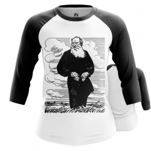 Women’s Raglan Leo Tolstoy Picture Paint Idolstore - Merchandise and Collectibles Merchandise, Toys and Collectibles 2