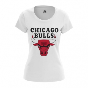 Merch Women'S T-Shirt Chicago Bulls Logo Basketball Top
