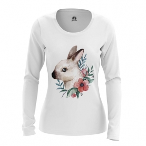 Women’s Long Sleeve White rabbit Hares Idolstore - Merchandise and Collectibles Merchandise, Toys and Collectibles 2