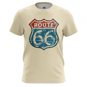 Collectibles Men'S T-Shirt Route 66 Road Print Top