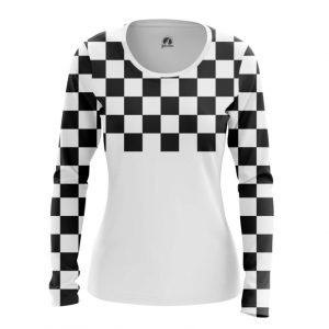 Women’s Long Sleeve Checkered Chess pattern Idolstore - Merchandise and Collectibles Merchandise, Toys and Collectibles 2