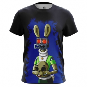 Collectibles Men'S T-Shirt Rabbit Five Nights At Freddy'S Well Just You Wait! Top
