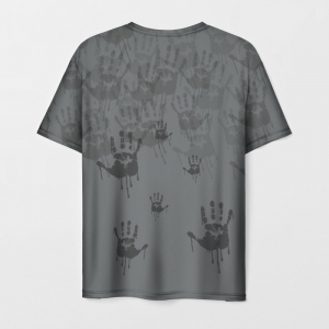 T-shirt Death Stranding hands gray Idolstore - Merchandise and Collectibles Merchandise, Toys and Collectibles