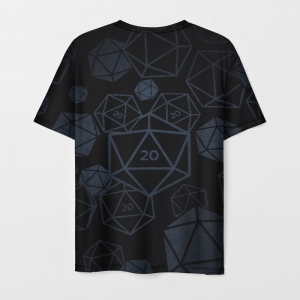 T-shirt RUN DND pattern black Clothing Idolstore - Merchandise and Collectibles Merchandise, Toys and Collectibles