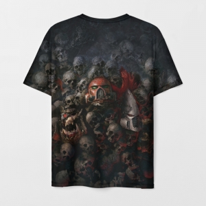 T-shirt Warhammer 40k skulls black print Idolstore - Merchandise and Collectibles Merchandise, Toys and Collectibles