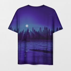 T-shirt Firewatch Night print merch Idolstore - Merchandise and Collectibles Merchandise, Toys and Collectibles