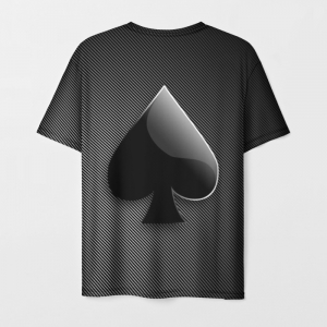 T-shirt Poker peaks black print Idolstore - Merchandise and Collectibles Merchandise, Toys and Collectibles