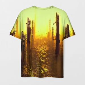 T-shirt deus ex apocalyptic scene print Idolstore - Merchandise and Collectibles Merchandise, Toys and Collectibles