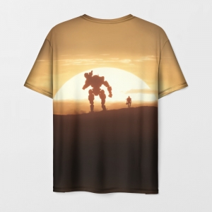 T-shirt Titanfall sunset print game Idolstore - Merchandise and Collectibles Merchandise, Toys and Collectibles