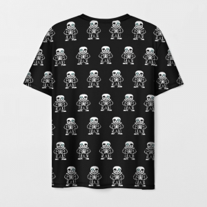 T-shirt Undertale black merchandise pattern Idolstore - Merchandise and Collectibles Merchandise, Toys and Collectibles