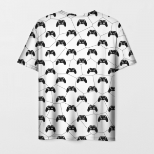 T-shirt Multi Gemepad White pattern Idolstore - Merchandise and Collectibles Merchandise, Toys and Collectibles