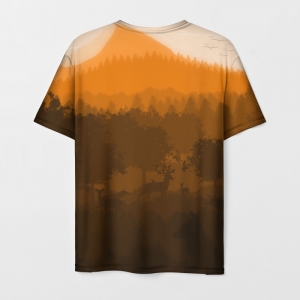 T-shirt Firewatch nature print design Idolstore - Merchandise and Collectibles Merchandise, Toys and Collectibles