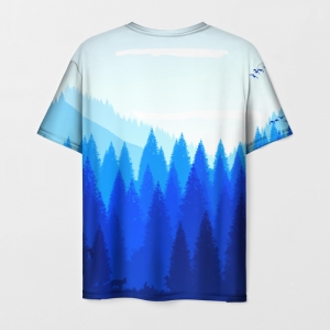 T-shirt Firewatch trees print design Idolstore - Merchandise and Collectibles Merchandise, Toys and Collectibles