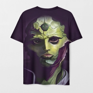 T-shirt Mass Effect face print design Idolstore - Merchandise and Collectibles Merchandise, Toys and Collectibles