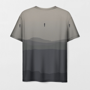 T-shirt gray print design Death Stranding Idolstore - Merchandise and Collectibles Merchandise, Toys and Collectibles